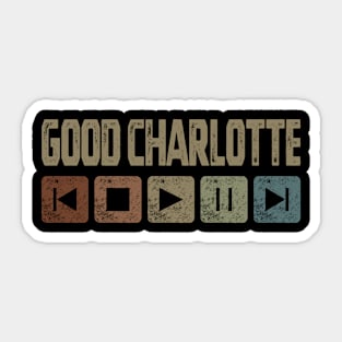 Good Charlotte Control Button Sticker